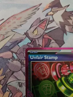 Unfair Stamp Ace Spec English Pokemon Twilight Masquerade 165/167 NM TOPLOADER - Image 5