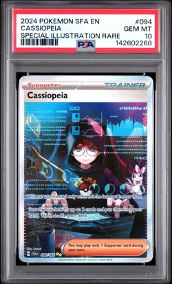 Pokemon Cassiopeia 094/064 PSA 10 Sv: Shrouded Fable Holo SFA en #94 Gem Mint - Image 1