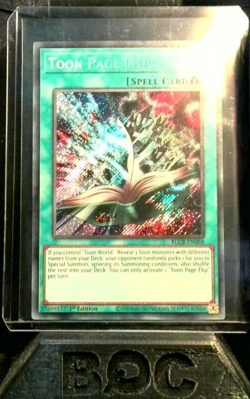 Toon Page-Flip - BLCR-EN068 - 1st Edition - Secret Rare - M/NM - Yu-Gi-Oh! - Image 2