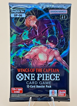 One Piece OP-06 Wings of The Captain TCG - DEAD Booster PACK Sealed Lot of 3 - Image 2