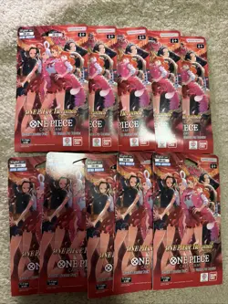 One Piece Heroines Edition EB-03 Sleeved Booster Pack Lot Of 10 In Hand QTY - Image 1