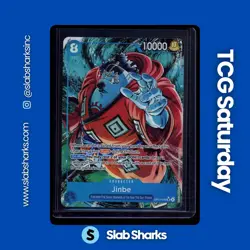 2026 ONE PIECE AZURE SEA'S SEVEN FOIL #OP14-049 JINBE SUPER RARE ALT ART - Image 1