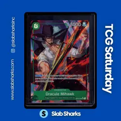 2025 ONE PIECE LEGACY OF THE MASTER #OP12-030 DRACULE MIHAWK ALTERNATE ART SR - Image 1