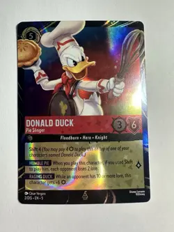Disney Lorcana Festival Of The Arts 2026 Donald Duck Pie Slinger Epcot Promo LE - Image 1