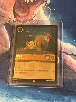 Disney Lorcana - Nala Mischievous Cub 3/P2 FOIL League Promo Shimmering Skies - Image 1