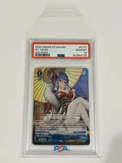 Weiss Schwarz Azur Lane Eagle Union - St. Louis SR Foil PSA 10 GEM MT ENG POP 2 - Image 3