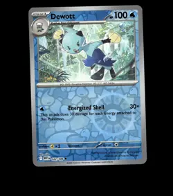 Dewott - 022/086 - White Flare - Reverse Holo Near Mint Pokemon Card TCG - Image 1