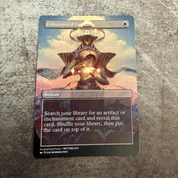 Enlightened Tutor - Custom Art MTG Magic The Gathering Playtest Card - Image 1