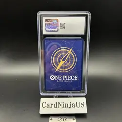 CGC GEM MINT 10 Brook OP01-022 UC 25th Edition Parallel ONE PIECE Card Game 38 - Image 2