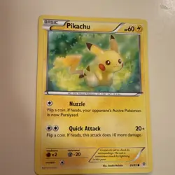 Pokemon Pikachu Generations 26/83 Basic Regular Common Card 2016 - Image 1