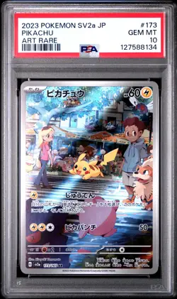 PSA 10 Pikachu 173/165 Sv2a: Pokemon Card 151 Holo (Japanese) - Image 1