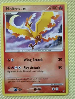 Pokemon Card Moltres 36/147 Non Holo Rare Supreme Victors 2009 Near Mint TGC - Image 1