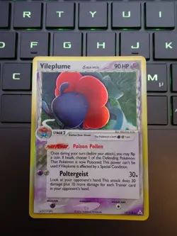 Pokemon Holo Foil Card - Vileplume 17/110 (Ex Holon Phantoms) - Image 1