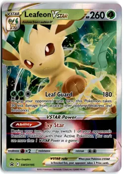 Leafeon VSTAR - Promo SWSH: Sword & Shield Promo Cards SWSH195 NM - Image 1