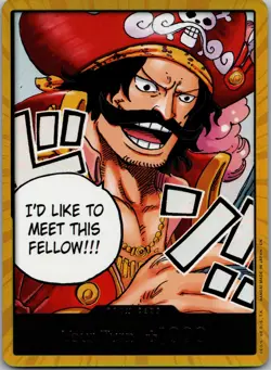 DON!! Card (Gol.D.Roger) (Gold) DON!! Carrying On His Will NM - Image 1