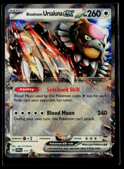 SV: Scarlet & Violet Promo Cards #177 Bloodmoon Ursaluna ex - Image 1