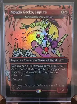 Mondo Gecko, Esquire - Kediss, Emberclaw Familiar Secret Lair Drop MTG Foil NM - Image 3