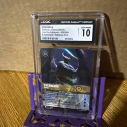 Lorcana Chernabog - Evildoer - 205/204 - Enchanted CGC GEM MINT 10 - Image 1