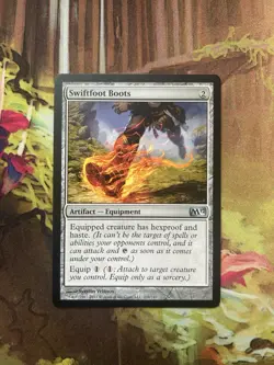 Swiftfoot Boots NM MTG Magic 2012 - Image 1