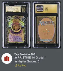 MTG LOTR The One Ring / Borderless Poster (Foil) #748 - CGC Pristine 10 Not PSA - Image 3