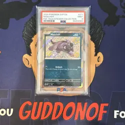 PSA 9 MINT 2024 Pokemon Paldean Fates MASCHIFF #071 Sticker Collection Promo - Image 1