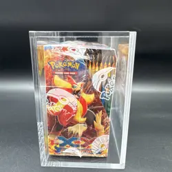 2014 Pokemon XY Flashfire Booster Box Sealed with Acrylic Case - Image 2
