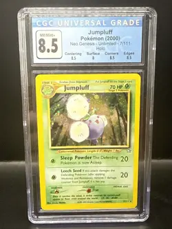 Pokemon Jumpluff CGC 8.5 Neo Genesis 7/111 Pokemon TCG Holo - Image 1