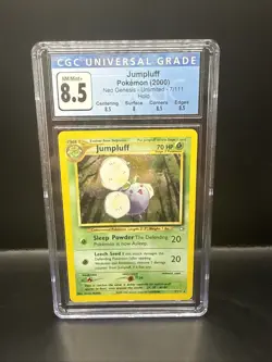 Pokemon Jumpluff CGC 8.5 Neo Genesis 7/111 Pokemon TCG Holo - Image 2