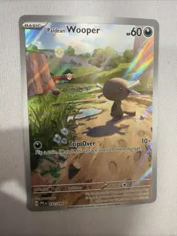 Paldean Wooper 102/094 Illustration Rare Phantasmal Flames Pokemon Pack Fresh - Image 2