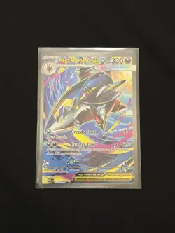 Pokemon Mega Sharpedo EX Full Art Holo 127/094 Special Illustration Rare 330 HP - Image 3