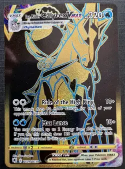 Pokemon TCG: Ice Rider Calyrex VMAX TG29/30 SECRET RARE HOLO-Astral Radiance - Image 1