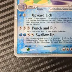 Nintendo Politoed ex 107/115 EX Unseen Forces Ultra Rare Holo 2005 Pokemon TCG - Image 3