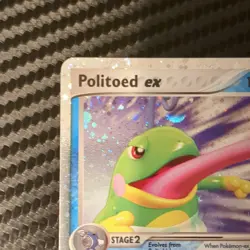 Nintendo Politoed ex 107/115 EX Unseen Forces Ultra Rare Holo 2005 Pokemon TCG - Image 4