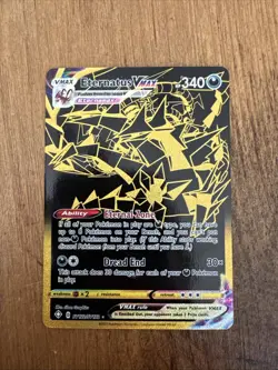 Pokemon Shining Fates Vault Full Art Gold Eternatus Vmax Secret Rare SV122/SV122 - Image 1