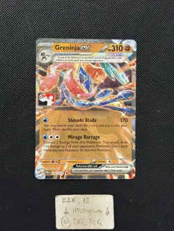 Pokemon Play Prize Pack Series 7 - Greninja ex - 106/167 - Full Art Promo - MINT - Image 1
