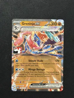 Pokemon Play Prize Pack Series 7 - Greninja ex - 106/167 - Full Art Promo - MINT - Image 2