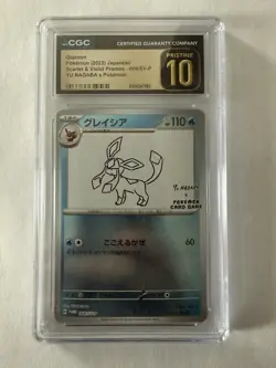Pokemon Glaceon Sv-P Promo 069/SV-P Holo Japanese CGC Pristine 10 Yu Nagaba - Image 1