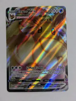 Eevee VMAX SWSH087 Promo Full Art Holo Sword & Shield Pokemon TCG NM - Image 1