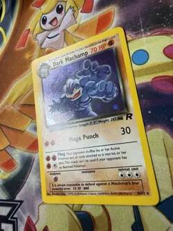 Dark Machamp 10/82 Team Rocket Unlimited Holo WOTC Pokemon TCG NM - Image 4