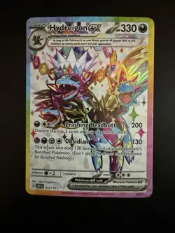 Pokemon TCG Hydreigon ex 223/191 Surging Sparks Ultra Rare Holo - Image 1