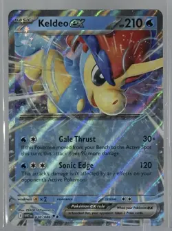 Keldeo ex 2025 Pokemon TCG #030/086 SV: White Flare Double Rare Holo - Image 1