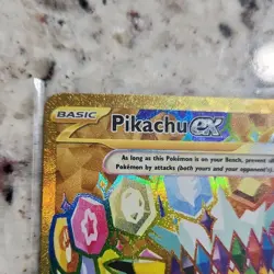Pokemon TCG Pikachu ex 247/191 Hyper Rare Full Art Holo Sv08 Surging Sparks EN - Image 2