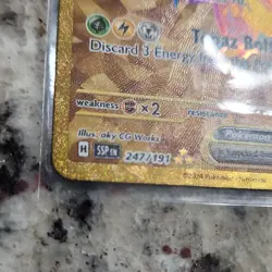Pokemon TCG Pikachu ex 247/191 Hyper Rare Full Art Holo Sv08 Surging Sparks EN - Image 5