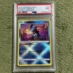 1 Owner 2022 Pokemon SWSH Radiant Greninja Astral Radiance Rare #046 PSA 9 Mint - Image 1