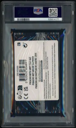 Pokemon Pikachu with Grey Felt Hat Van Gogh #085 Graded Sealed Promo PSA 10 - Image 3