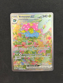 2023 POKEMON SCARLET & VIOLET 151 #198/165 VENUSAUR EX - NM - Image 1