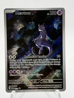 Pokemon TCG Mewtwo Promo Holo 130 HP 052 Scarlet & Violet Promo English - Image 1