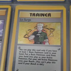 Pokemon Lt. Surge Gym Heroes 101/132 Rare Trainer Regular Unlimited English - Image 1