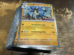 LOT OF (30) Lucario 114/198 STAMPED Cosmos Holo Pokemon TCG: Scarlet & Violet - Image 1