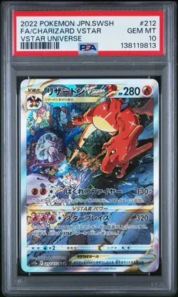 2022 POKEMON JPN SWORD & SHIELD VSTAR UNIVERSE FULL ART/CHARIZARD VSTAR PSA 10 - Image 1